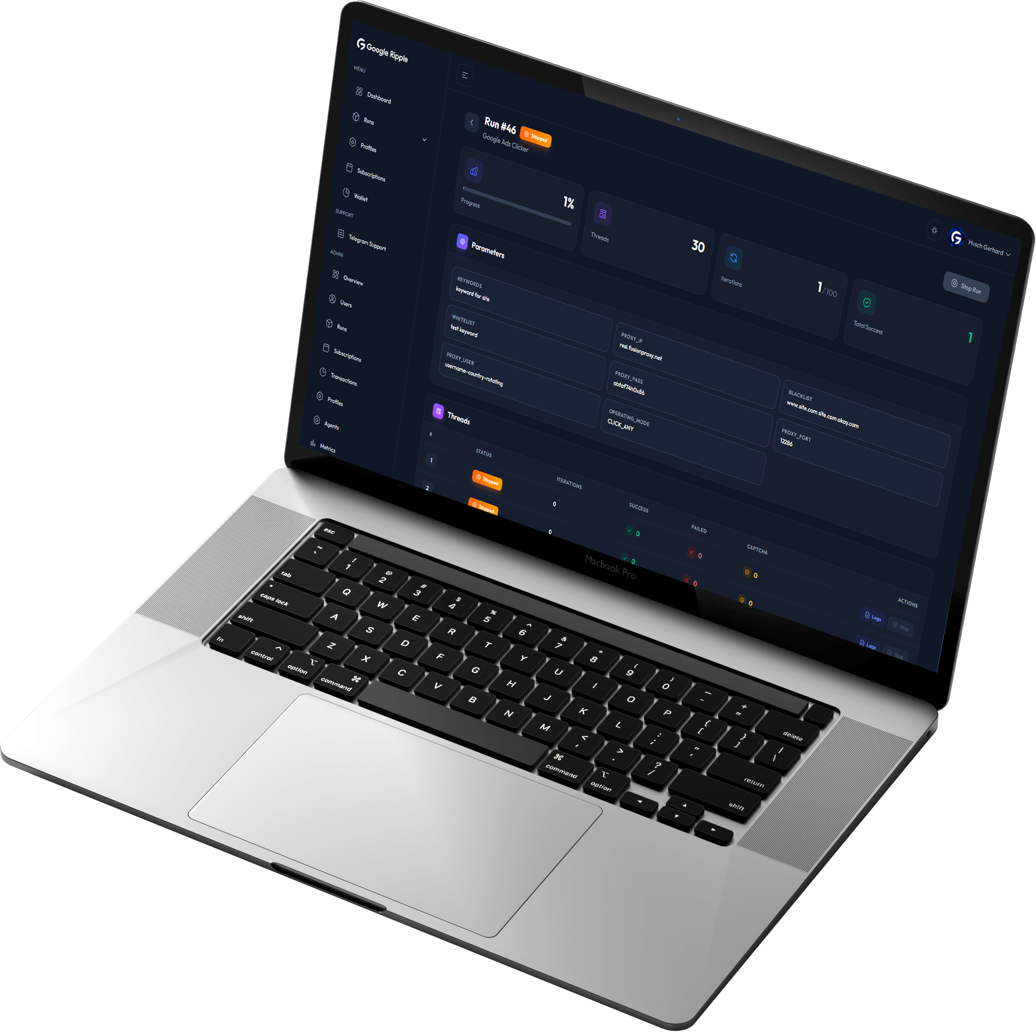 Review Report Bot Dashboard